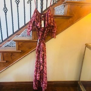 Off the shoulder Mia Joy floral dress.